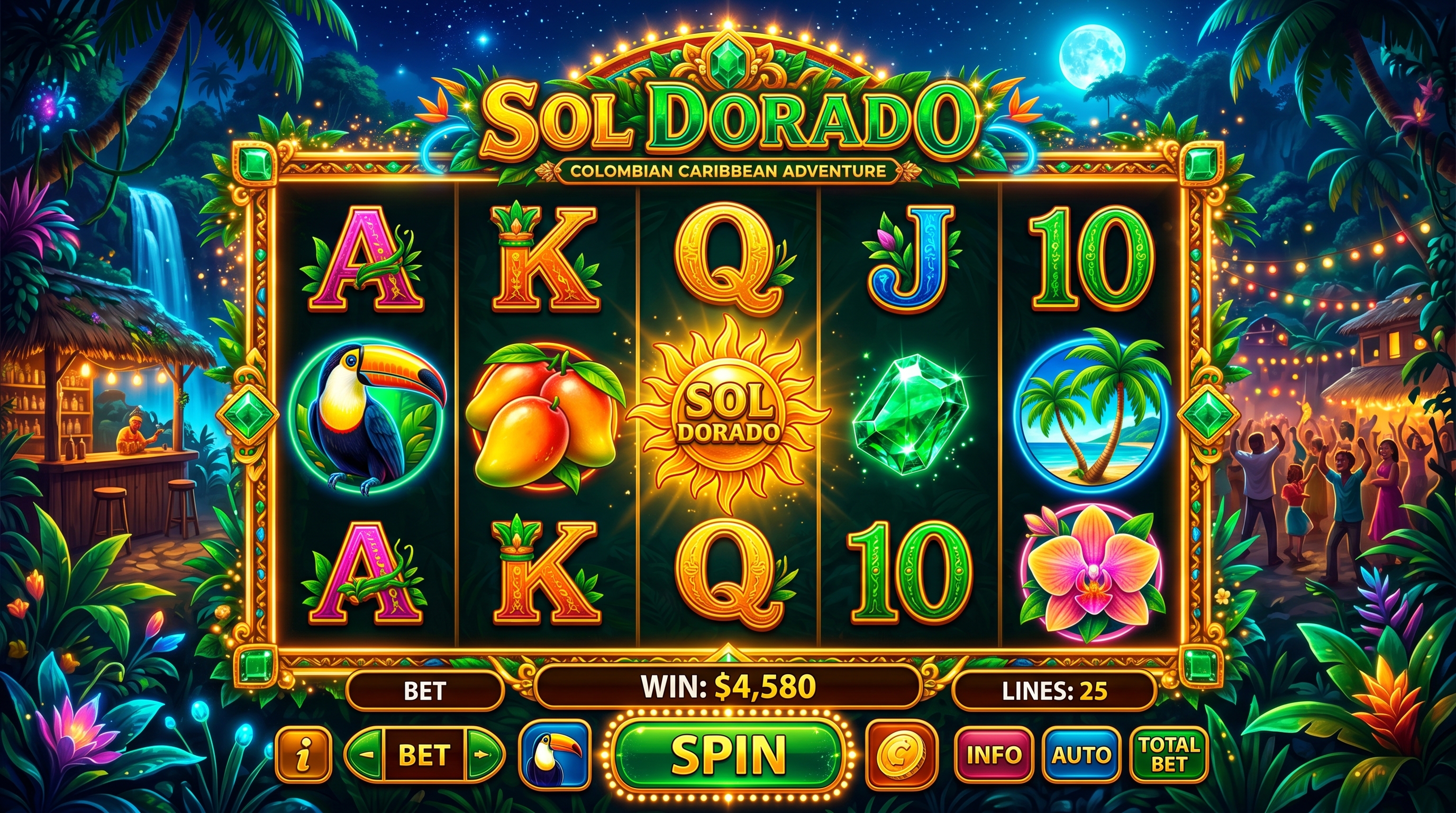 Sol Dorado - Máquina de entretenimiento tropical colombiana